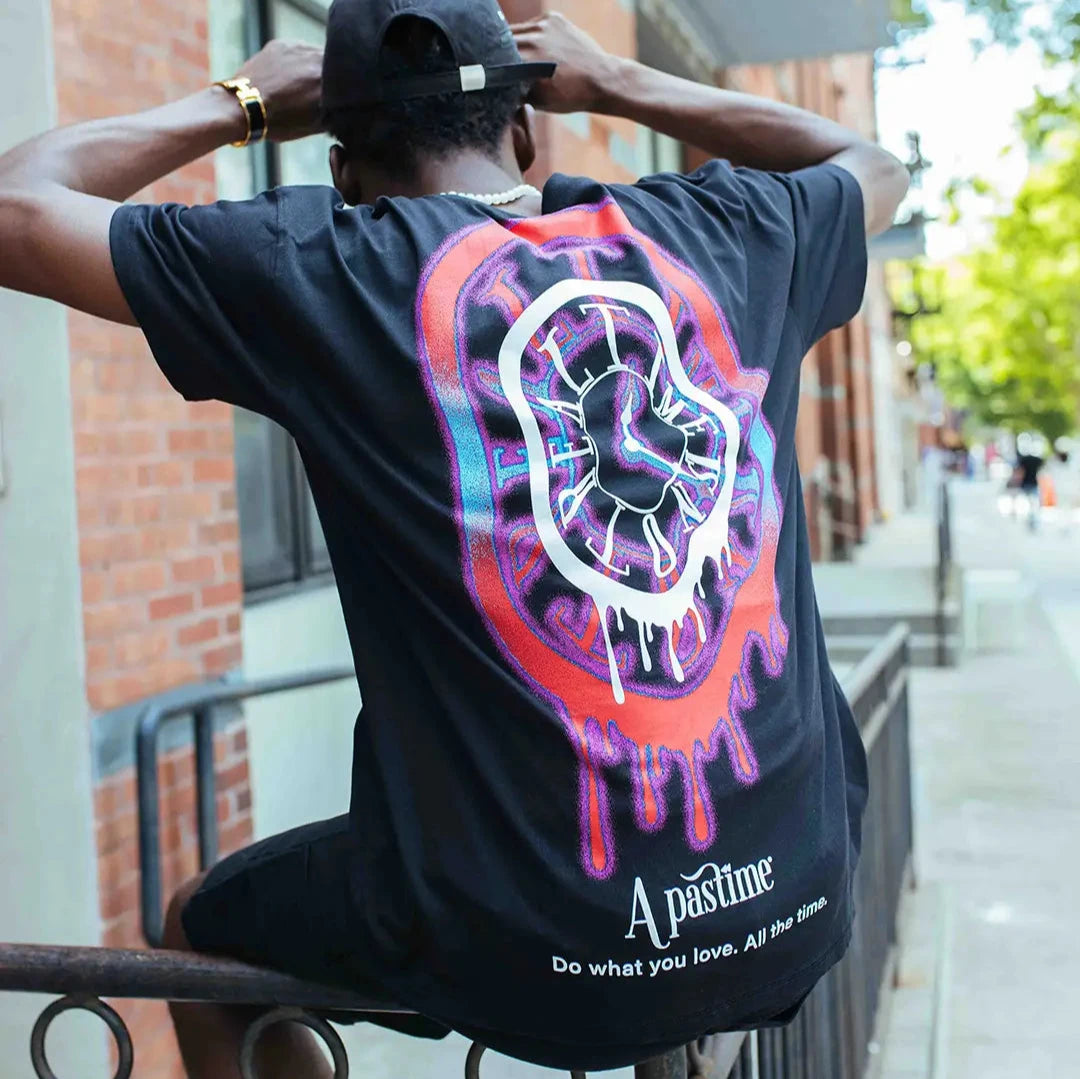 Classic graphic time is not real tee